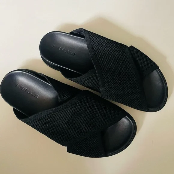 Everlane The ReKnit Form Crossover Sandal in Black - Picture 10 of 10